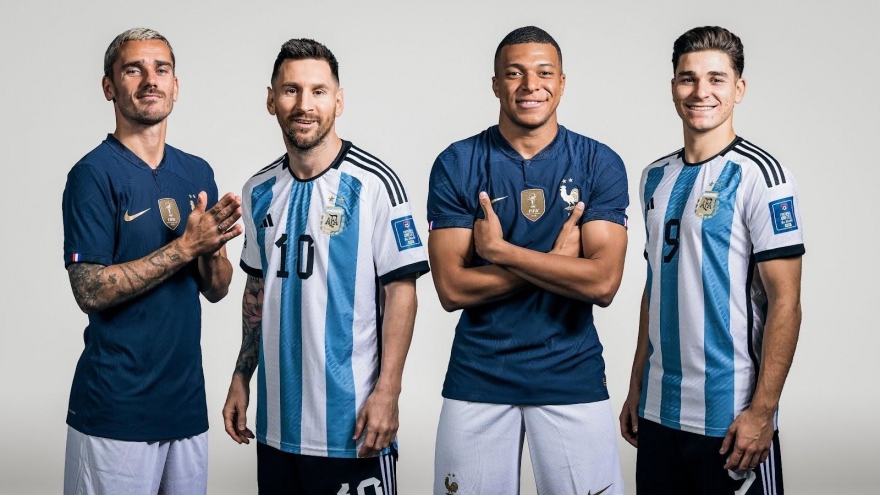 Đội hình kết hợp trong mơ giữa Argentina và Pháp